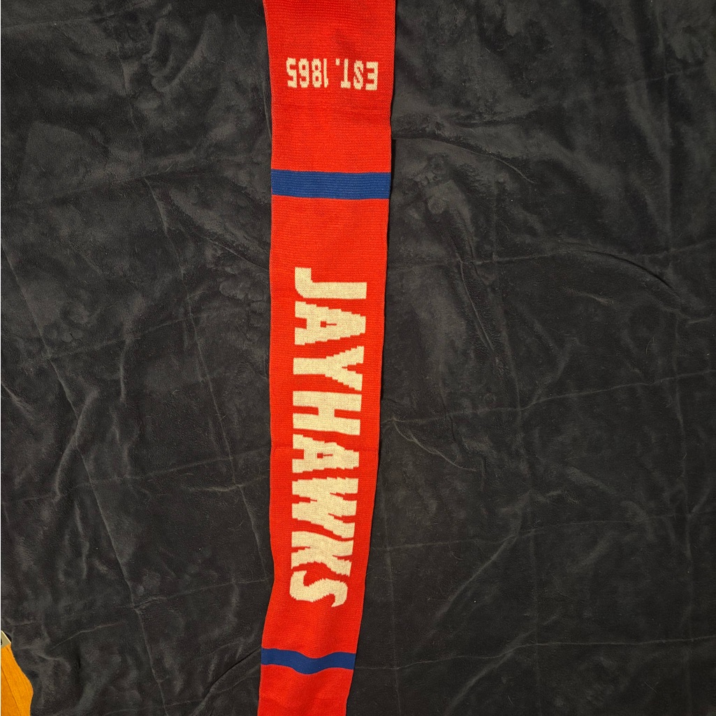 Kansas Jayhawks Rock Chalk Scarf